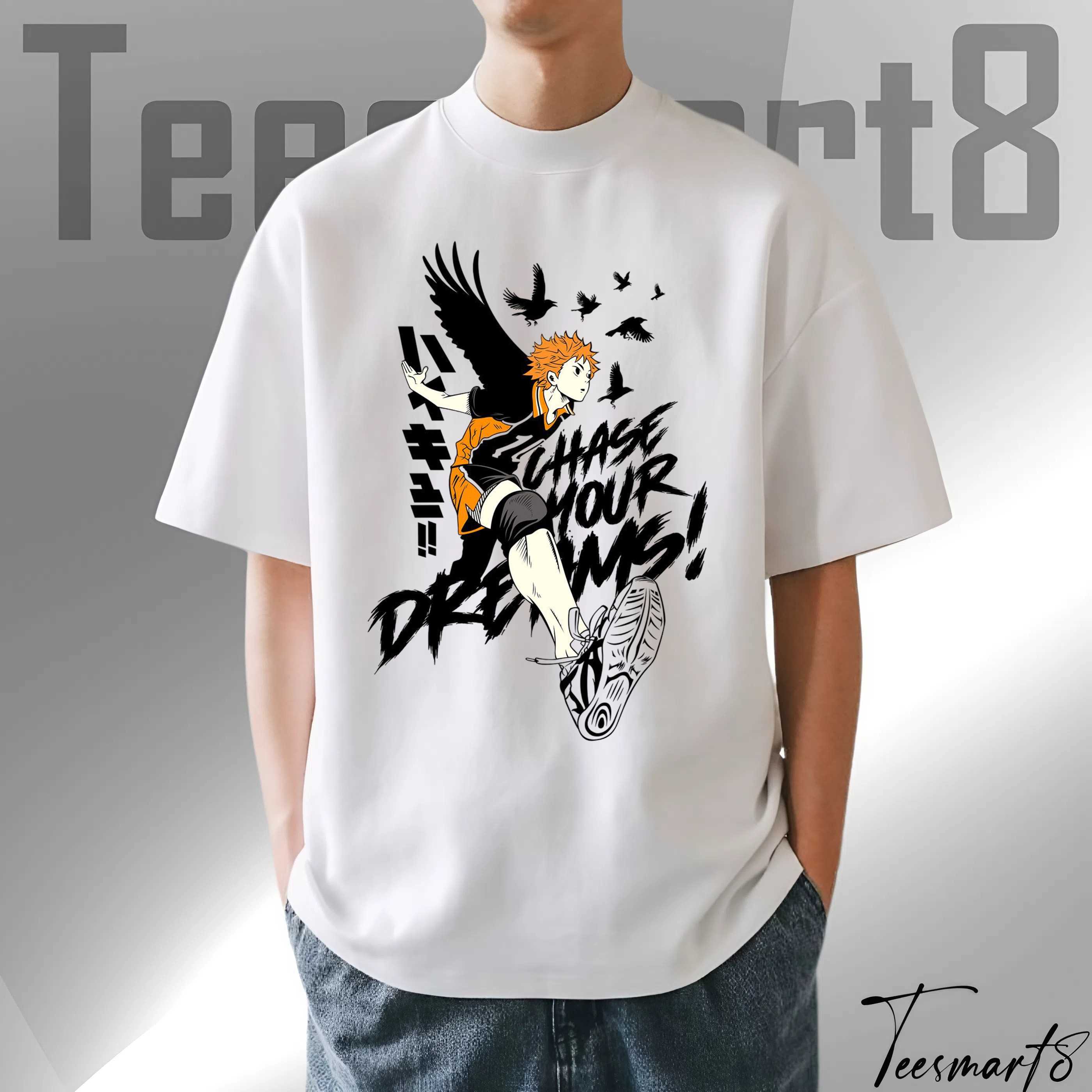 Haikyuu!! Hinata Shoyo Graphic T-Shirt – Anime Sports Street Style